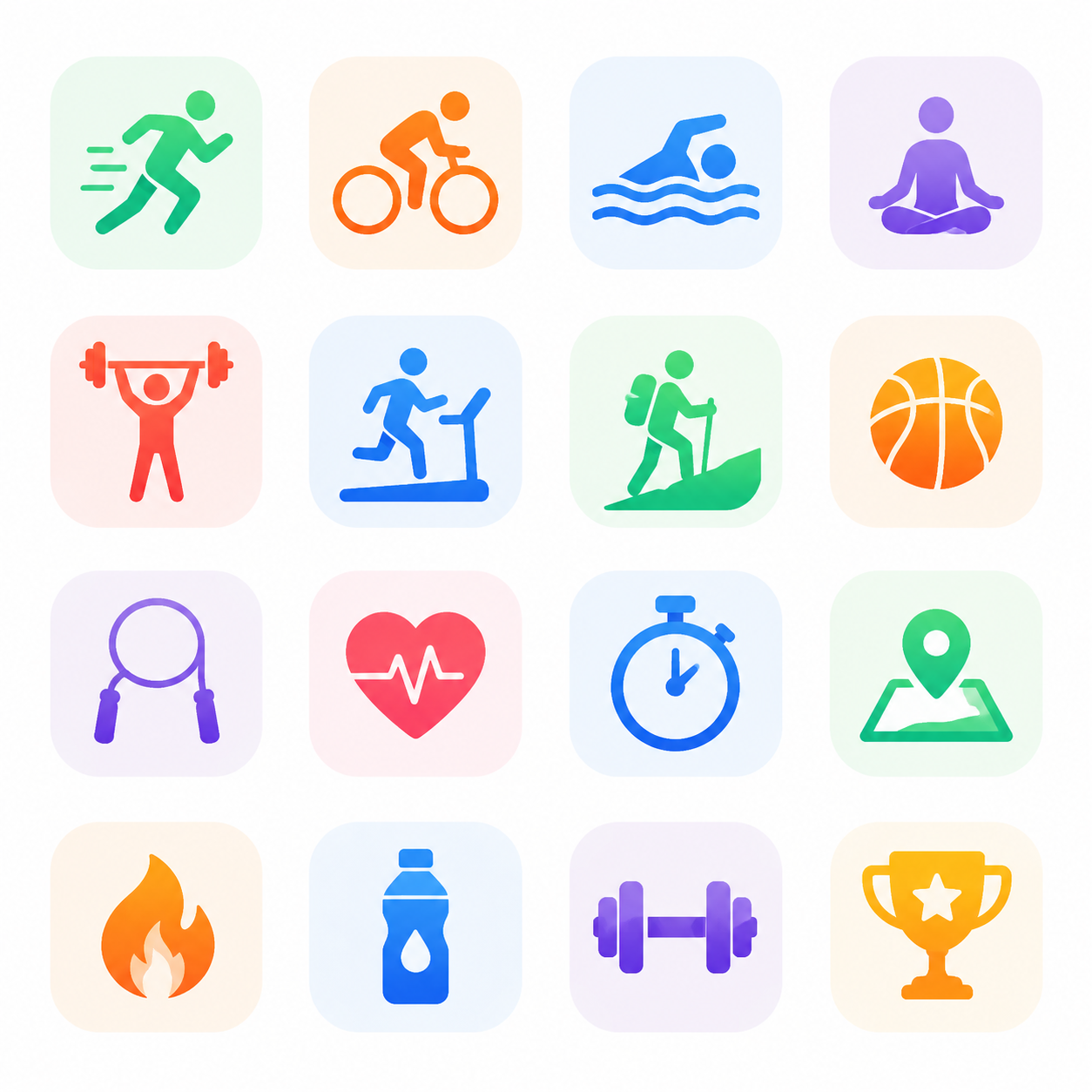 APP的icon模板效果图
