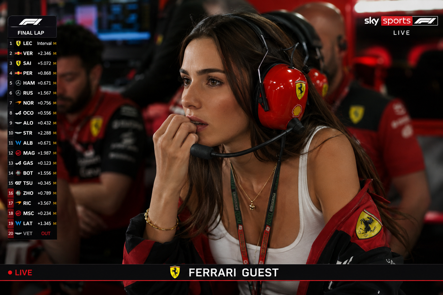 F1电视直播截图模板效果图